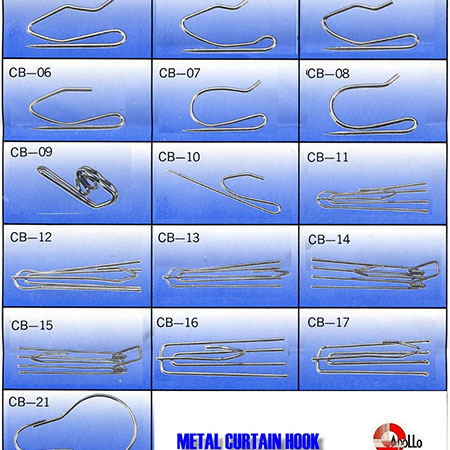 Hooks Cuirtín Miotail - 8-6